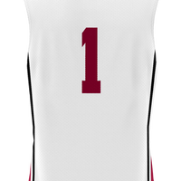 #1 UMass Minutemen Lightweight Basketball Jersey - White