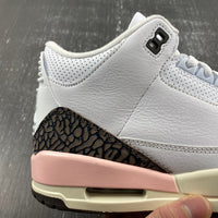 Retro Low Top Sneakers, White Pink Brown Colorway, Lace Up Design, Casual Gift for Sneaker Fans