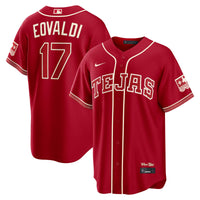 Texas Rangers Nathan Eovaldi Red 2026 City Connect Stadium Jersey