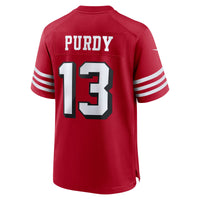 Men San Francisco 49ers Brock Purdy Scarlet Alternate Game Player Jersey
