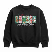 Humorous Holiday Goose Sweater, Jolly Goose Christmas Sweatshirt, Adorable Winter Goose Crewneck, Festive Animal Lover Pullover, Comfy Xmas Present