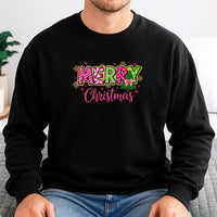 Candy Cane Tree Holiday Sweater, Merry Christmas Sweatshirt, Adorable Xmas Tree Crewneck, Festive Winter Sweatshirt, Women Holiday Pullover Present