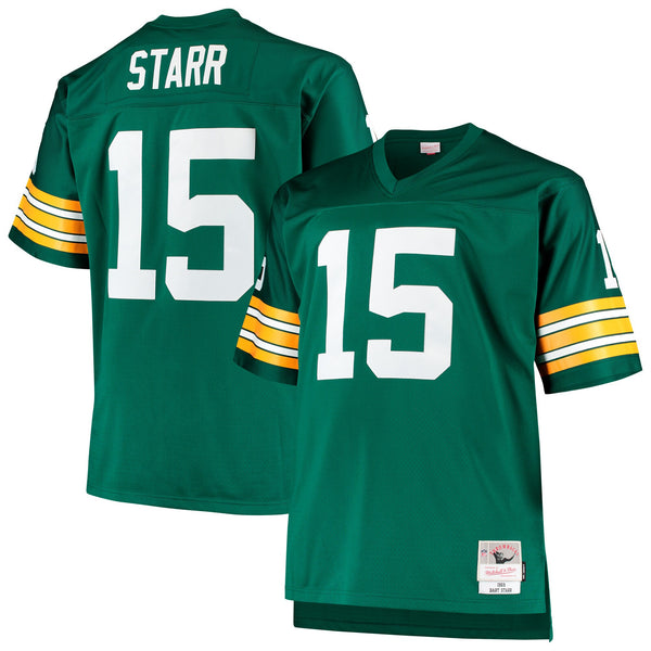 Green Bay Packers Bart Starr Green Big & Tall 1968 Retired Player Replica Jersey
