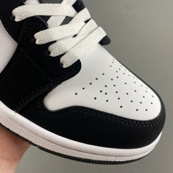 Low Top Sneakers, White Black Colorway, Lace Up Design, Casual Gift for Sneaker Fans