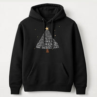 Progressive Activist Sweatshirt, Social Justice Christmas Tree Hoodie, Holiday Human Rights Hooded Sweater, Activism Xmas Pullover Present