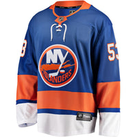 New York Islanders Casey Cizikas Royal Breakaway Player Jersey