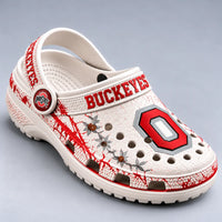 OSU Crimson Script - Block O, Splatter and Cream Contrast