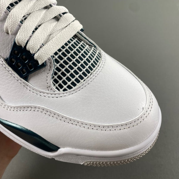 Low Top Sneakers, White Green Colorway, Lace Up Design, Casual Gift for Sneaker Fans