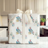 Country Christmas Gift Wrap, Western Cowboy Wrapping Paper, Watercolor Holiday Wrapping Paper, Rustic Cowgirl Gift Wrap Roll for Presents