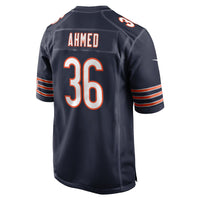 Chicago Bears Salvon Ahmed Navy Team Game Jersey