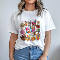 Tis the Season Food Shirt, Mexican Christmas T-Shirt, Mexican Christmas Food Graphic Tee, Hispanic Christmas Shirt, Latinx Heritage Xmas Tee