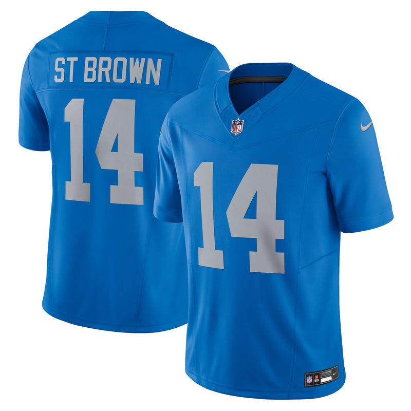 Detroit Lions Amon-Ra St. Brown Blue Alternate Limited Jersey