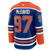 Edmonton Oilers Connor McDavid Royal Home Premium Jersey