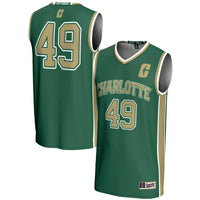 #49 Charlotte 49ers Lightweight Basketball Jersey - Green