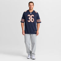 Chicago Bears Salvon Ahmed Navy Team Game Jersey