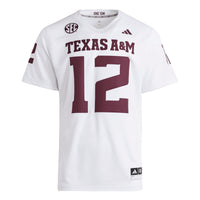 #12 Texas A&M Aggies Premier Jersey - White