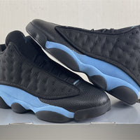 Sneakers, University Blue Black Colorway, Lace Up Design, Casual Gift for Sneaker Fans