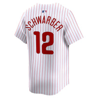 Philadelphia Phillies Kyle Schwarber White Home Limited Player Jersey
