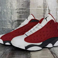 Sneakers, White Red Gray Colorway, Lace Up Design, Casual Gift for Sneaker Fans