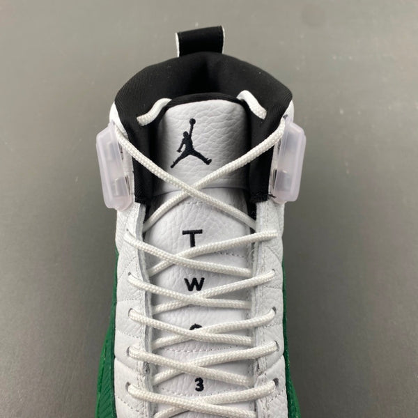 Low Top Sneakers, White Green Colorway, Lace Up Design, Casual Gift for Sneaker Fans