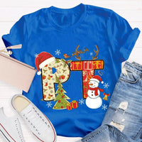 PT Snowman Graphic Tee, Physical Therapy Christmas Shirt, Physical Therapist Holiday T-Shirt, Winter Rehab Clinic Tee, PT Christmas Present