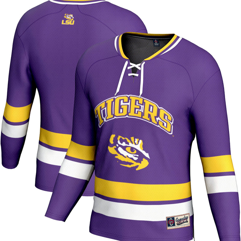 LSU Tigers Spirit Hockey Jersey - Purple