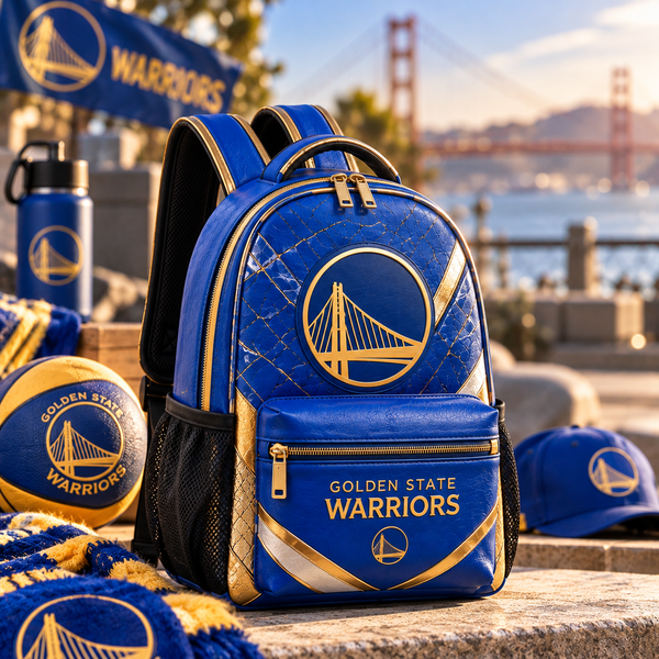 GSW Bridge Emblem - Blue and Gold Backpack - main