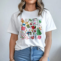 Medical Holiday Graphic Shirt, Nurse Christmas T-Shirt, RN Nursing Student Tee, Festive Healthcare Worker Graphic T-Shirt, Hospital Present