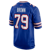 Buffalo Bills Ruben Brown Royal Game Retired Player Jersey