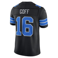Detroit Lions Jared Goff Black Alternate Stitched Limited Jersey