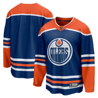 Edmonton Oilers Royal Home Breakaway Blank Jersey