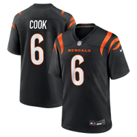 Cincinnati Bengals Bryan Cook Black Team Game Jersey