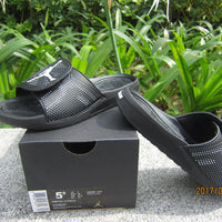 Retro Slides, Black Colorway, Slip On Design, Casual Gift for Shoe Lovers