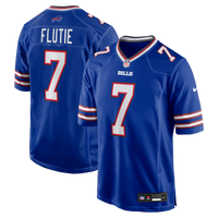 Buffalo Bills Doug Flutie Royal Game Retired Player Jersey