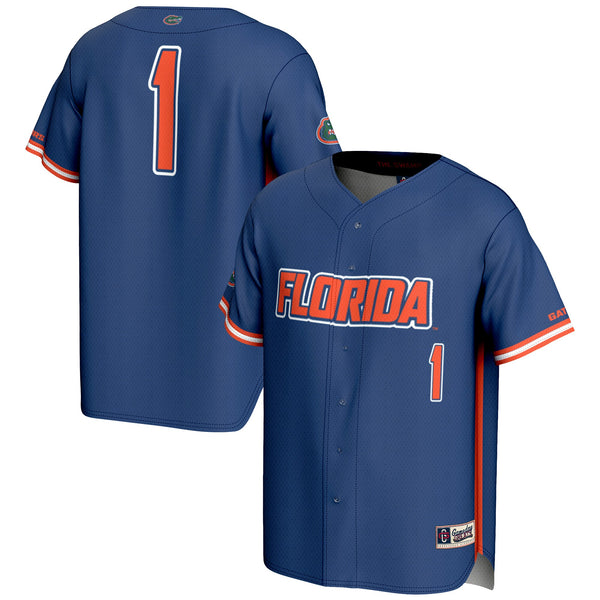 #1 Florida Gators Lightweight Baseball Jersey - Royal