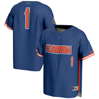 #1 Florida Gators Lightweight Baseball Jersey - Royal