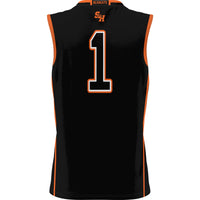 #1 Sam Houston State Bearkats Replica Lightweight Basketball Jersey - Black