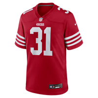 San Francisco 49ers Isaac Guerendo Scarlet Game Jersey