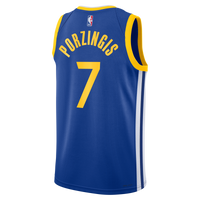 Golden State Warriors Icon Edition Swingman Jersey - Royal - Kristaps Porziņģis