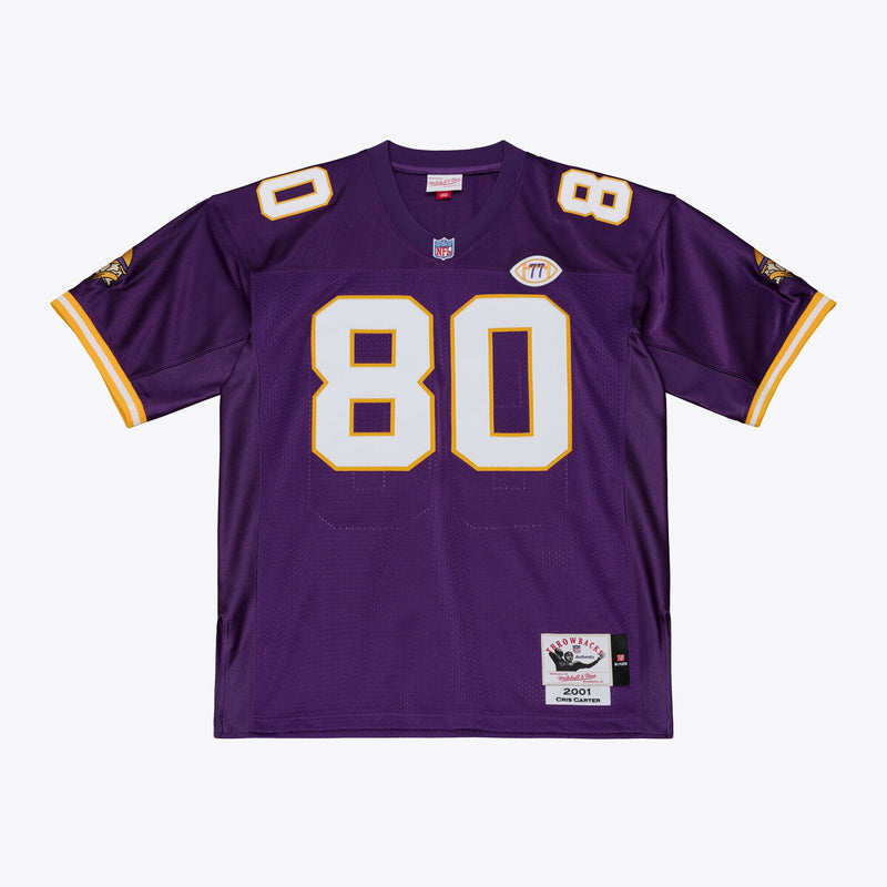 Minnesota Vikings Cris Carter Purple 2001 Authentic Throwback Jersey