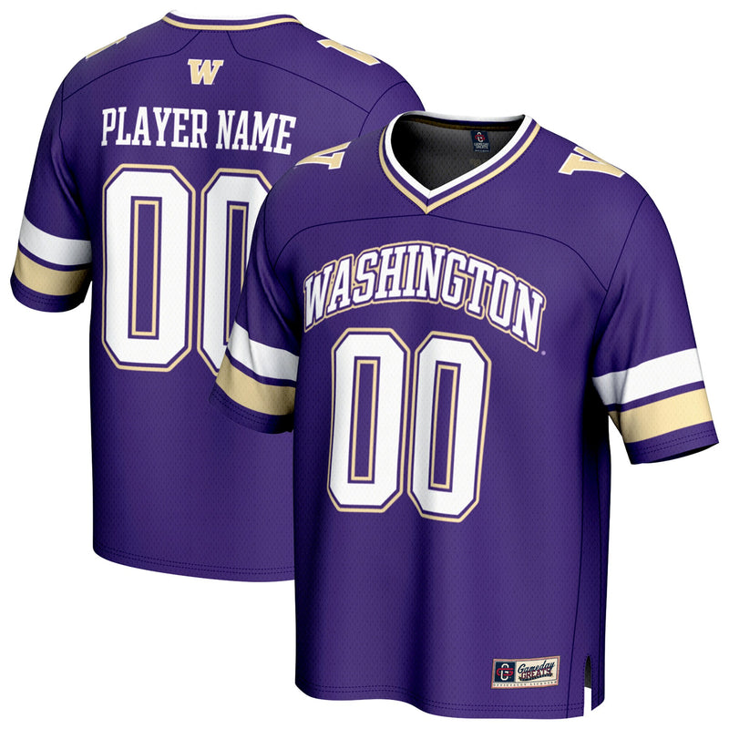 Washington Huskies NIL Pick-A-Player Football Fashion Jersey - Purple