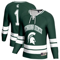 Michigan State Spartans Lightweight Hockey Fashion Jersey - Green