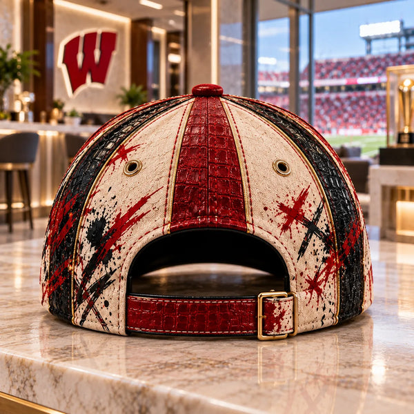 WIS Crowned in Crimson - Graffiti Badger Vintage Cap - main