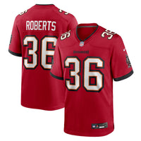 Tampa Bay Buccaneers JJ Roberts Red Team Game Jersey