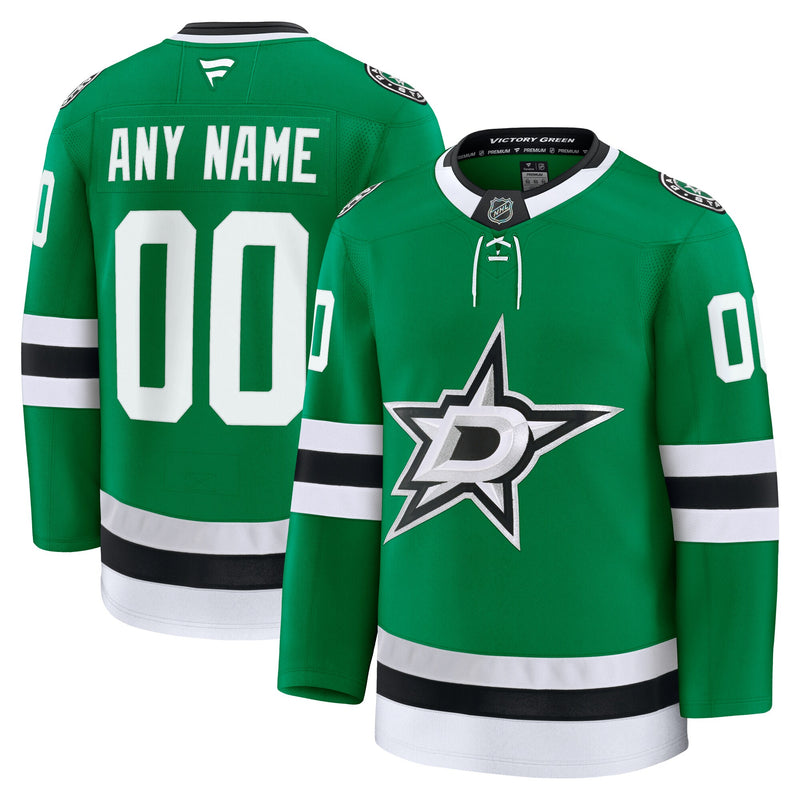 Dallas Stars Kelly Green Home Premium Custom Jersey