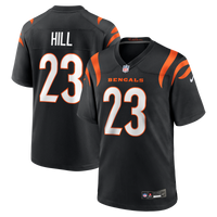 Cincinnati Bengals Daxton Hill Black Player Game Jersey