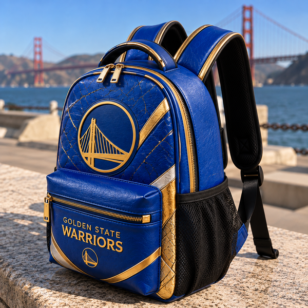 GSW Bridge Emblem - Blue and Gold Backpack - main