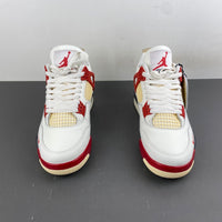 Low Top Sneakers, White Black Red Colorway, Lace Up Design, Casual Gift for Sneaker Fans