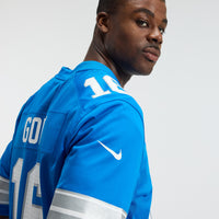 Detroit Lions Jared Goff Blue Game Jersey