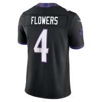 Baltimore Ravens Zay Flowers Black Alternate Alternate Stitched Limited Jersey